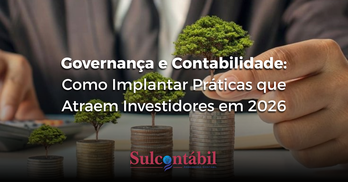 Governança e Contabilidade: Como Implantar Práticas que Atraem Investidores em 2026