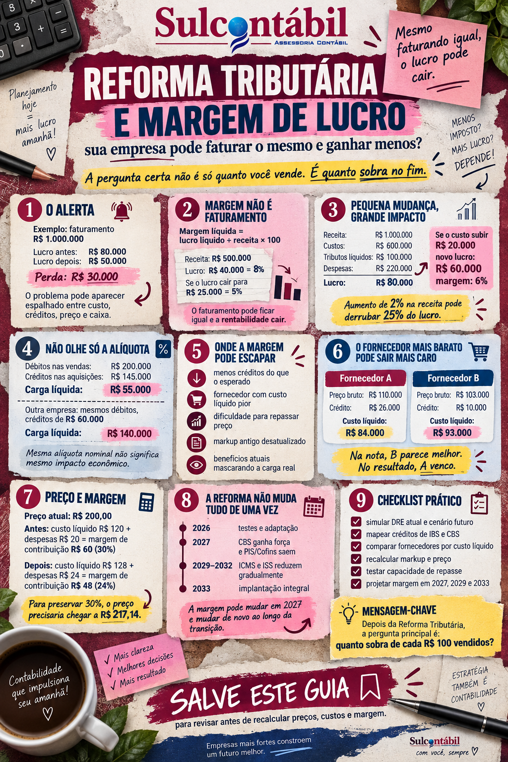 Reforma Tributária e margem de lucro