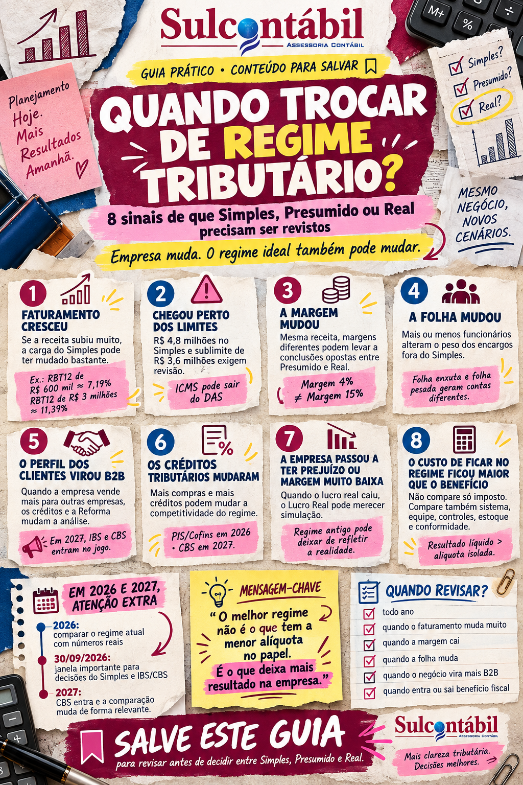 quando trocar de regime tributário