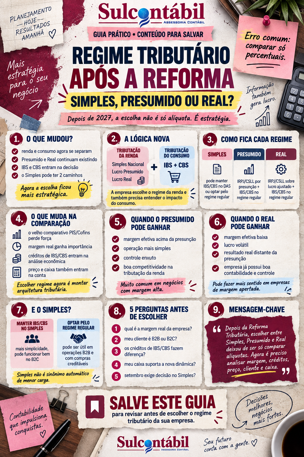 regime tributário após a Reforma Tributária